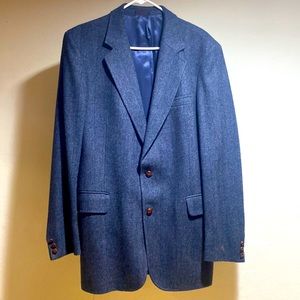 Mens Vint Tweed Wool blazer Boston Trader 42L